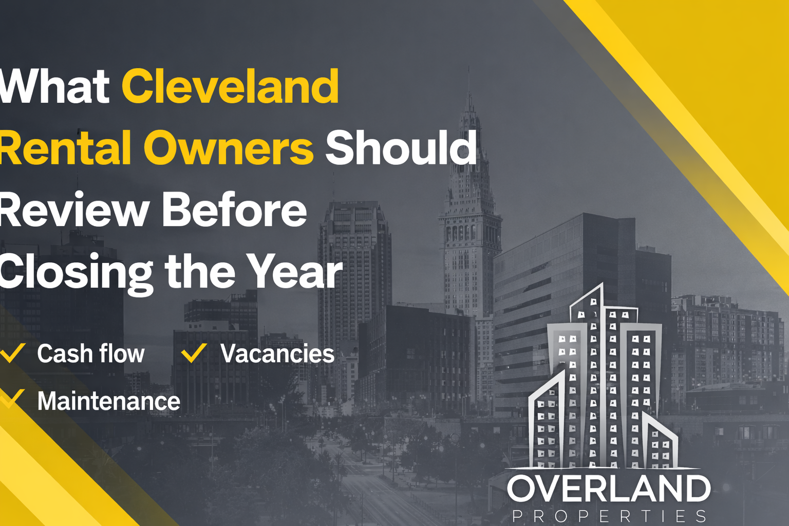 Cleveland rental owners' year-end review tips